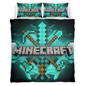 Minecraft Basic tools Duvet Cover