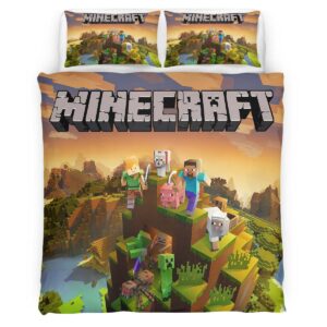 Minecraft Characters 1005 Duvet Cover