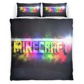 Minecraft Colorful Duvet Cover