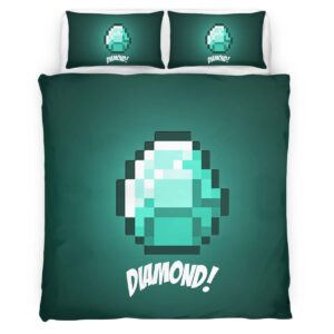 Minecraft Diamond 4 Duvet Cover