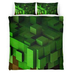 Minecraft Grass block 2 Duvet Cover