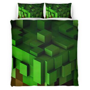 Minecraft Grass block 2 Duvet Cover