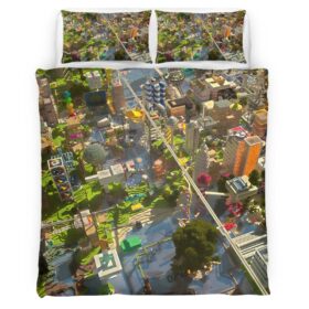 Minecraft World 1 Duvet Cover