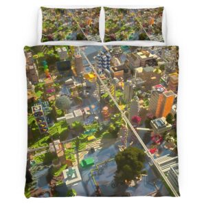 Minecraft World 1 Duvet Cover