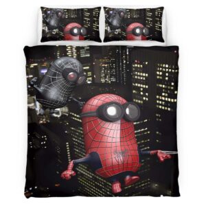 Minion Spider-man Duvet Cover