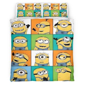 Minions Character Expressions Duvet Cover