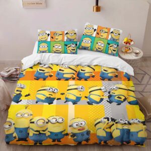 Alternative view of Minions Characters 01 Duvet Cover