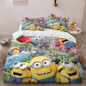 Alternative view of Minions Characters 03 Duvet Cover