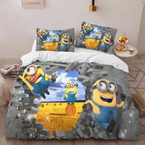 Alternative view of Minions Characters 04 Duvet Cover