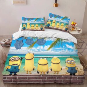 Alternative view of Minions Characters 05 Duvet Cover