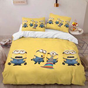 Alternative view of Minions Characters 07 Duvet Cover