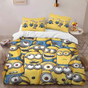 Alternative view of Minions Characters 08 Duvet Cover