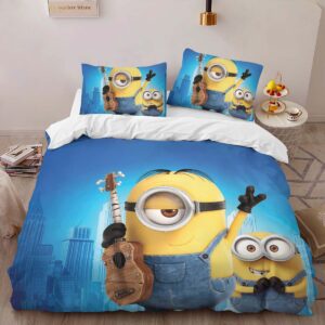 Alternative view of Minions Characters 10 Duvet Cover