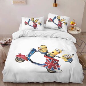 Alternative view of Minions Characters 11 Duvet Cover