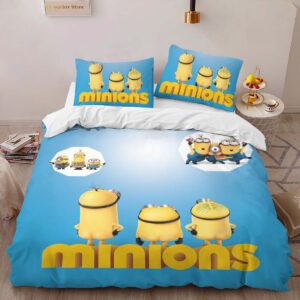 Alternative view of Minions Characters 12 Duvet Cover