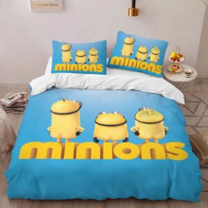 Alternative view of Minions Characters 13 Duvet Cover