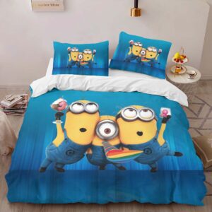 Alternative view of Minions Characters 15 Duvet Cover