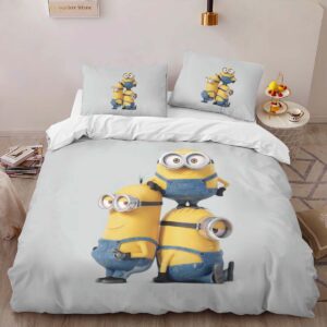 Alternative view of Minions Characters 17 Duvet Cover
