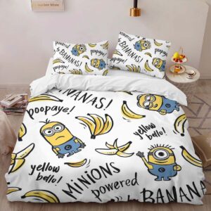Alternative view of Minions Characters 18 Duvet Cover