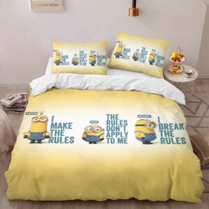 Alternative view of Minions Characters 20 Duvet Cover