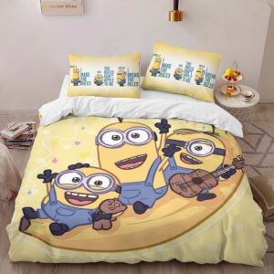 Alternative view of Minions Characters 22 Duvet Cover