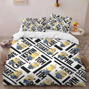 Alternative view of Minions Characters 28 Duvet Cover