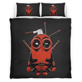 Minions Deadpool Duvet Cover