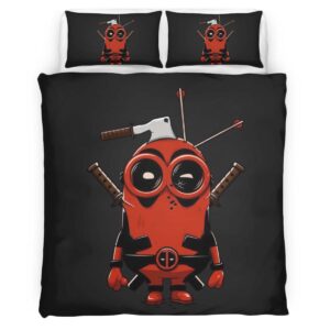 Minions Deadpool Duvet Cover