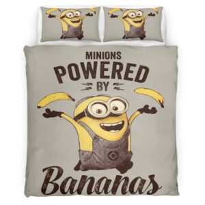 Minions Powered by Bananas! Duvet Cover