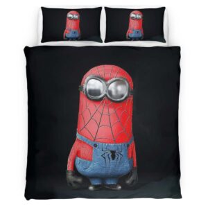 Minions Spider-man Duvet Cover