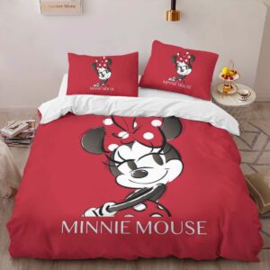Alternative view of Minnie Mouse Disney 01 Duvet Cover