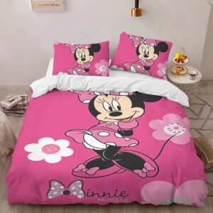 Alternative view of Minnie Mouse Disney 02 Duvet Cover
