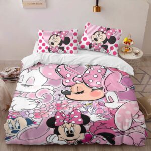 Alternative view of Minnie Mouse Disney 19 Duvet Cover