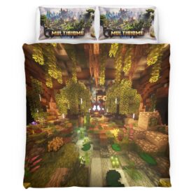 MultiBiome Minecraft Duvet Cover