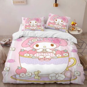 Alternative view of My Melody Cute Hello Kitty 01 Duvet Cover