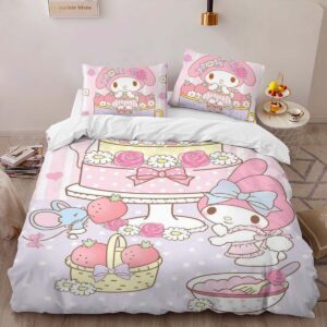 Alternative view of My Melody Cute Hello Kitty 02 Duvet Cover