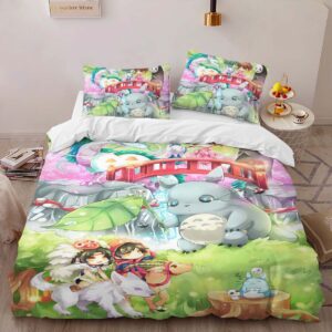 Alternative view of My Neighbor Totoro 8 Duvet Cover