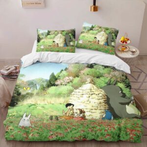 Alternative view of My Neighbor Totoro All Characters 1 Duvet Cover