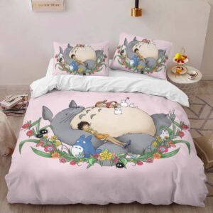 Alternative view of My Neighbor Totoro All Characters 10 Duvet Cover
