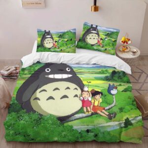 Alternative view of My Neighbor Totoro All Characters 22 Duvet Cover