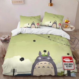 Alternative view of My Neighbor Totoro All Characters 25 Duvet Cover