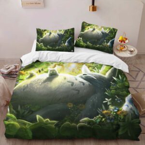 Alternative view of My Neighbor Totoro All Characters 28 Duvet Cover