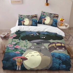 Alternative view of My Neighbor Totoro All Characters 29 Duvet Cover