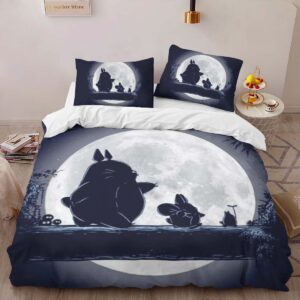 Alternative view of My Neighbor Totoro All Characters 33 Duvet Cover
