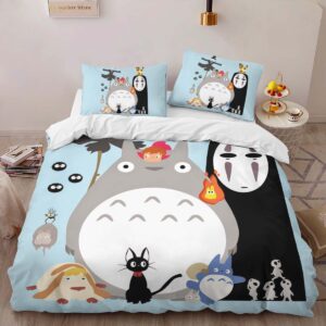 Alternative view of My Neighbor Totoro All Characters 35 Duvet Cover