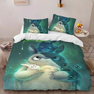 Alternative view of My Neighbor Totoro All Characters 36 Duvet Cover