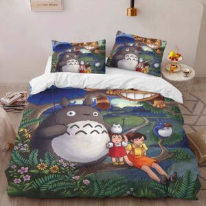 Alternative view of My Neighbor Totoro All Characters 37 Duvet Cover
