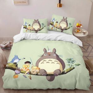 Alternative view of My Neighbor Totoro All Characters 38 Duvet Cover
