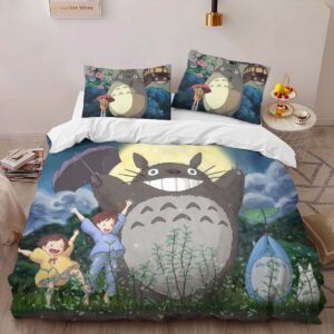Alternative view of My Neighbor Totoro All Characters 39 Duvet Cover