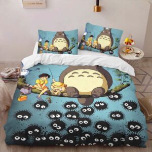 Alternative view of My Neighbor Totoro All Characters 4 Duvet Cover